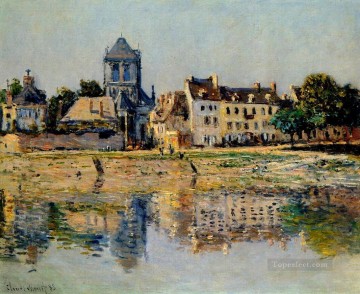  River Canvas - By the River at Vernon Claude Monet